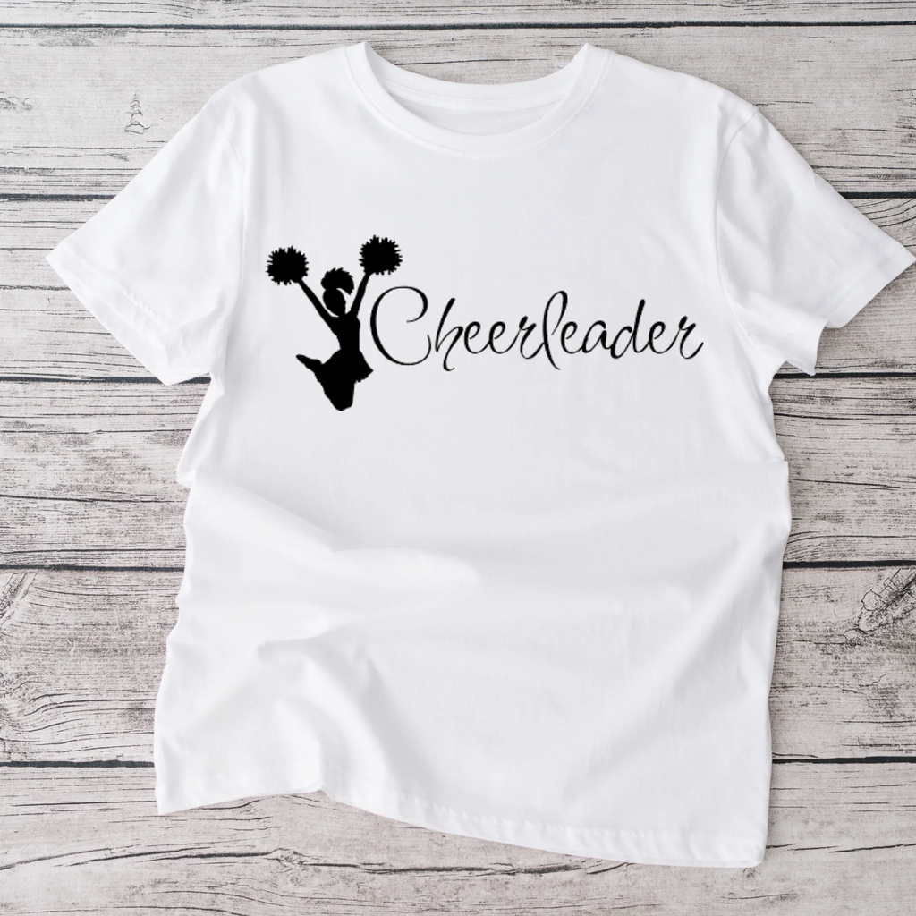 Cheerleader Adult white tshirt