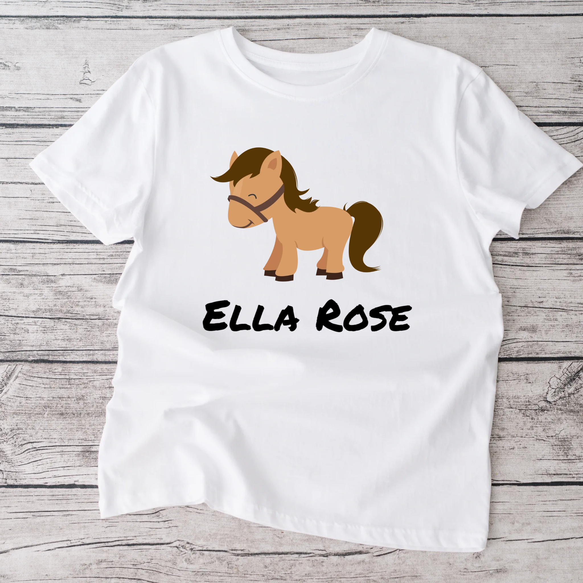 cute horse personalized tshirt