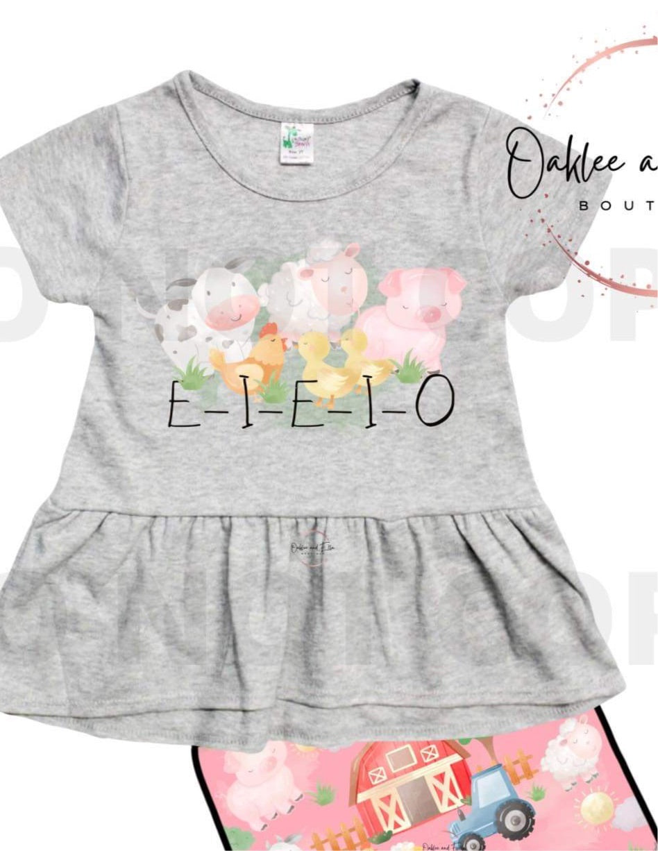 Eieio grey Peplum