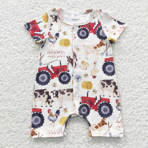 Farm Tractor romper