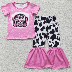Boots & Bling Short Sleeve 2pc outfit