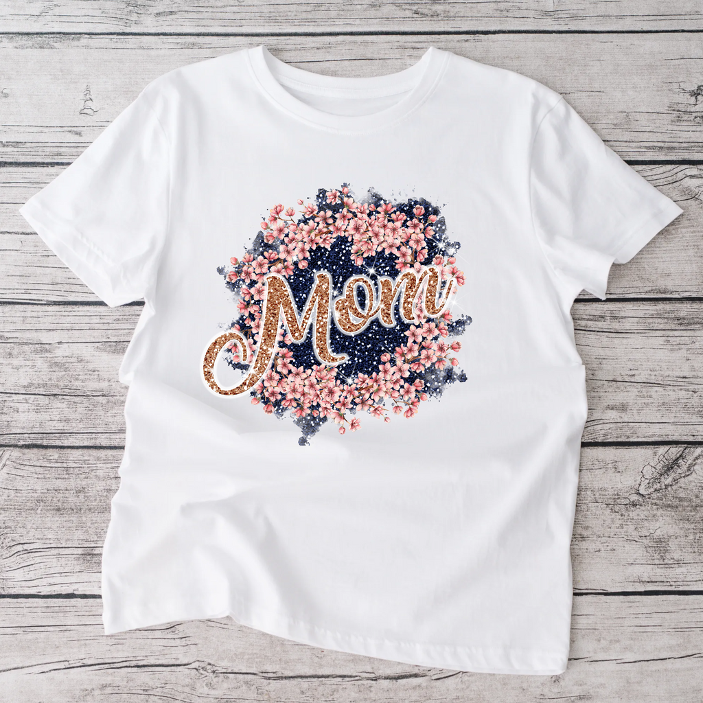 Mom Floral Adult tshirt