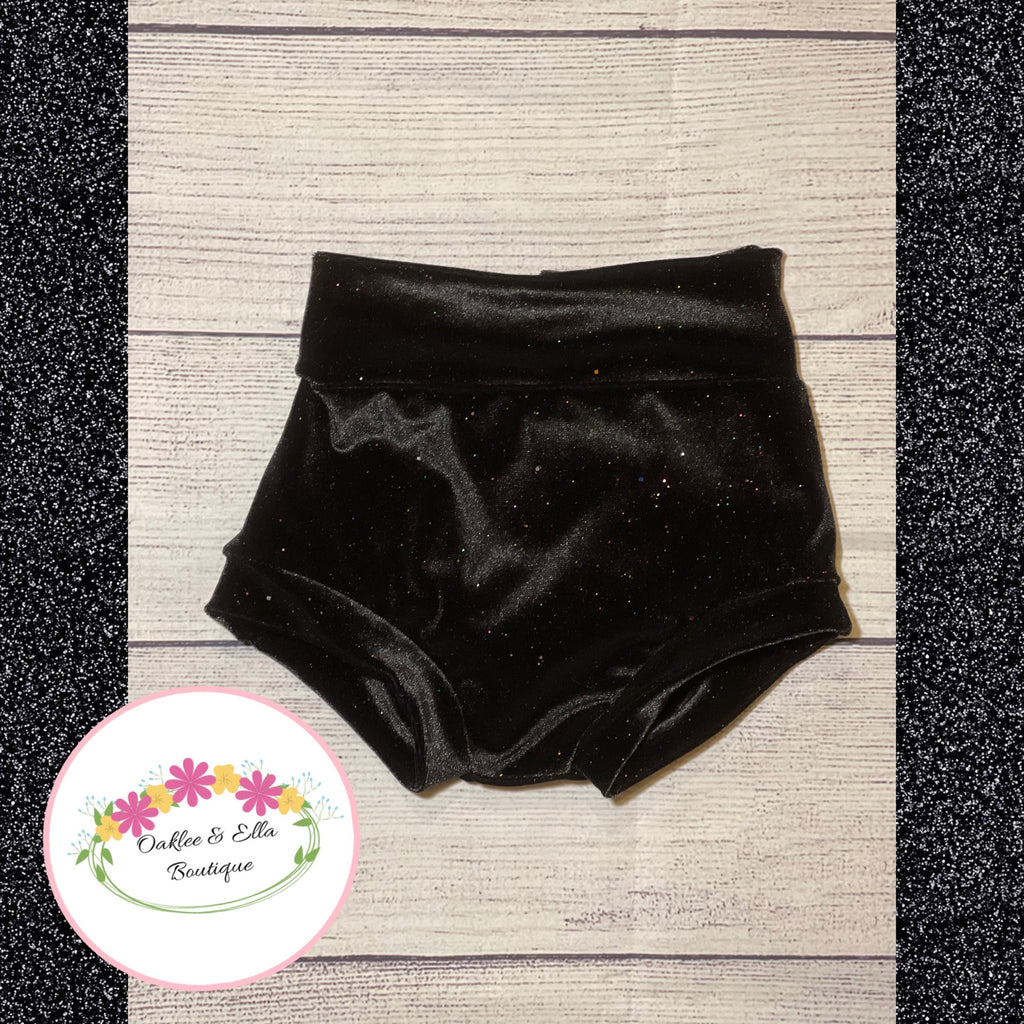 Black Sparkle Night Bummies