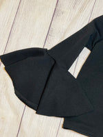 black Layering top - Select your sleeve Handmade with love