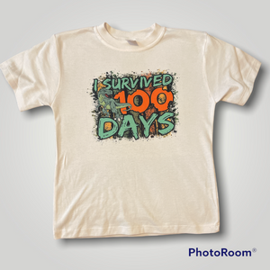 Dino 100 days smarter tshirt