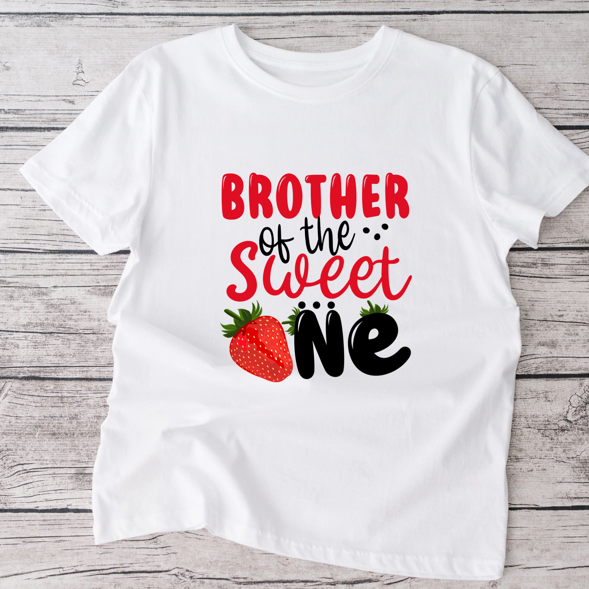 Brother Sweet one white  tshirt