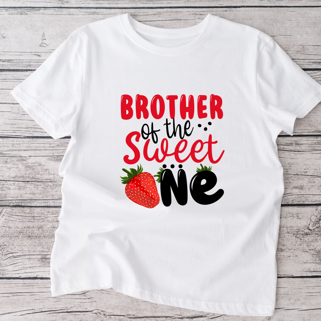 Brother Sweet one white  tshirt