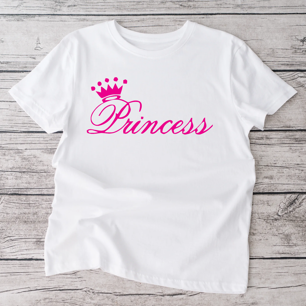 princess white  tshirt