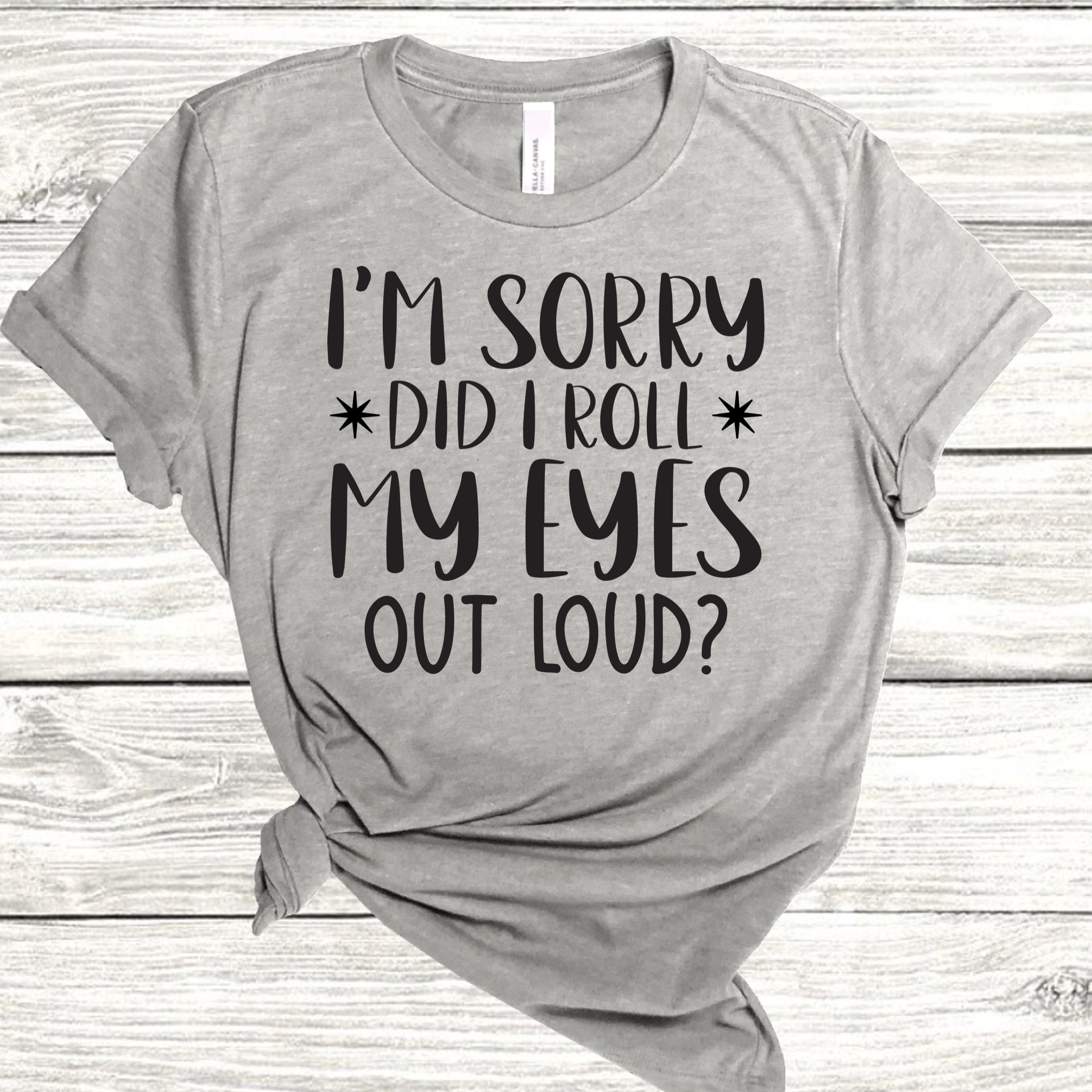 Roll eyes Adult tshirt