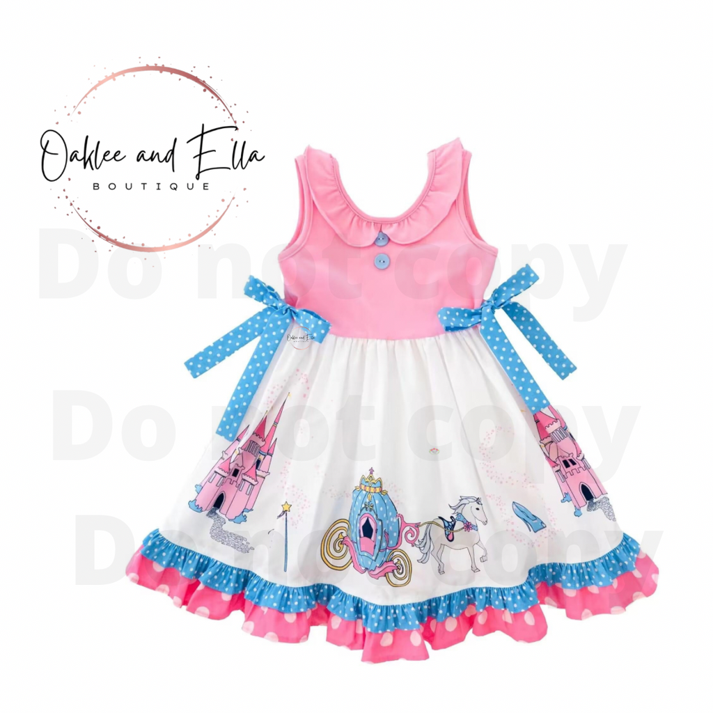 To be a Princess ruffle dress- RTS