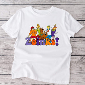 Zoinks white  tshirt