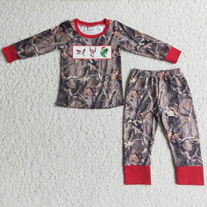 Hunting boy long sleeve Set