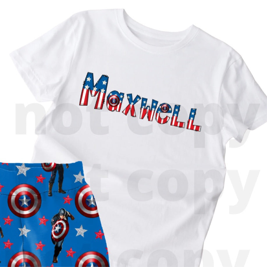 Mr USA personalized tshirt