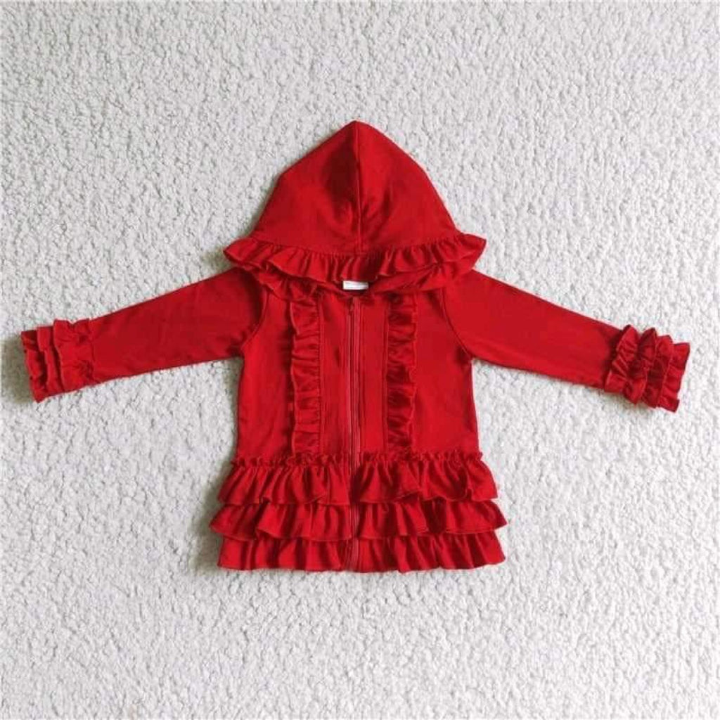 Red Ruffle Jacket