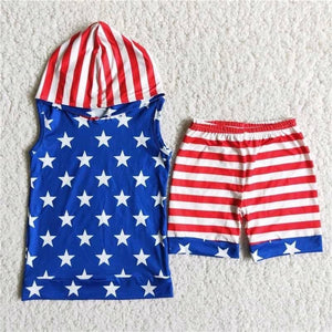 Stars 4th hooded 2 pc set- Boy