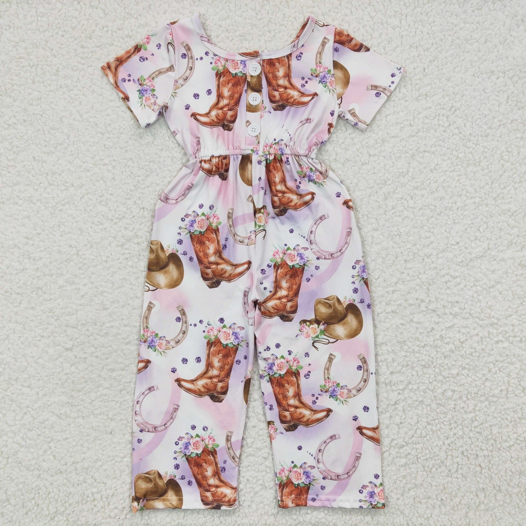 Floral Cowgirl Pant romper