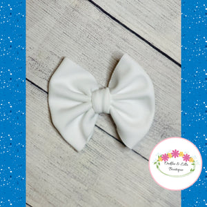 White puff/ swim Bows