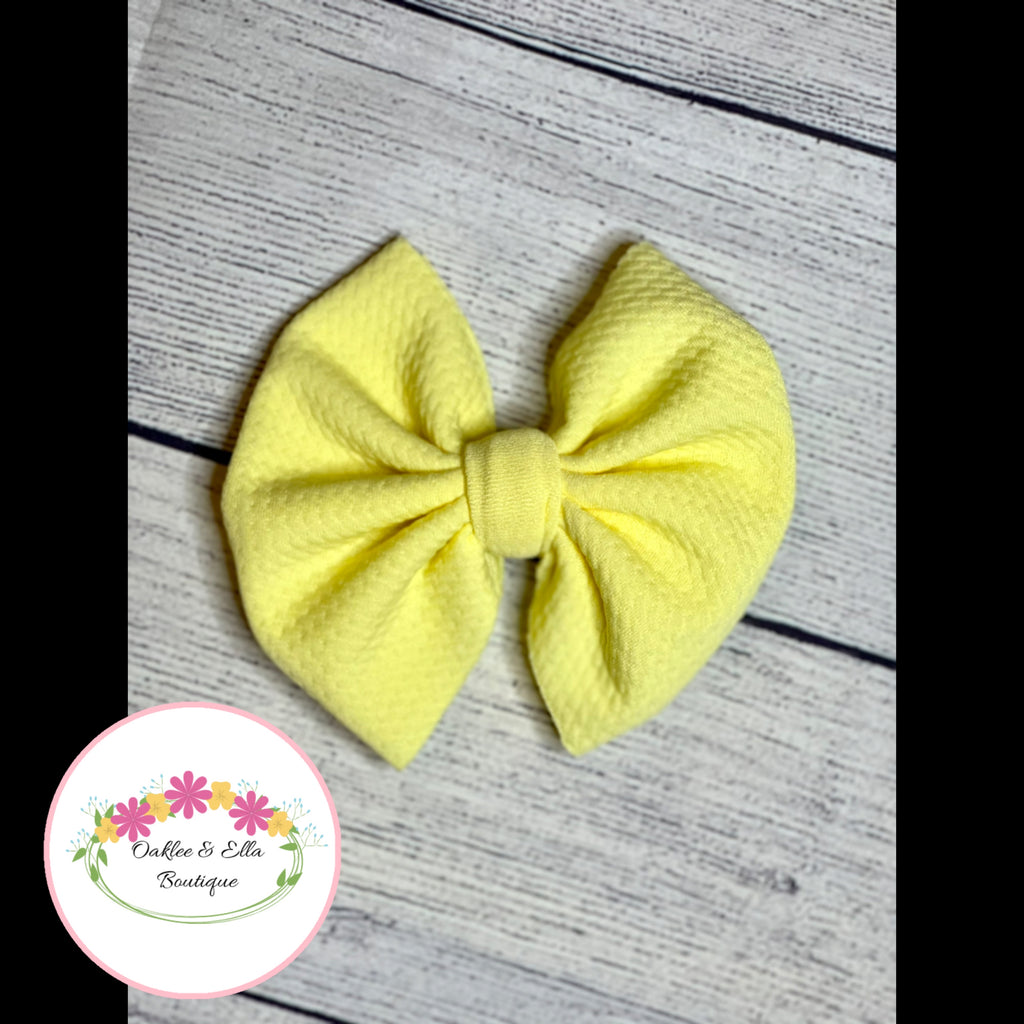 Lemon Sorbet Bow