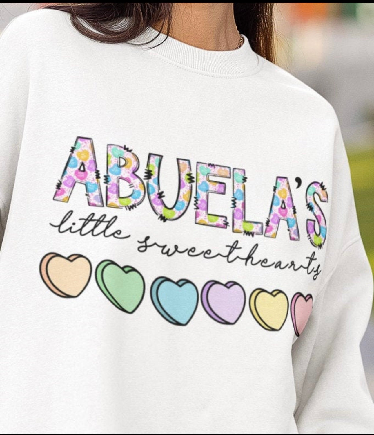 Abuela sweethearts Long Sleeve Shirt