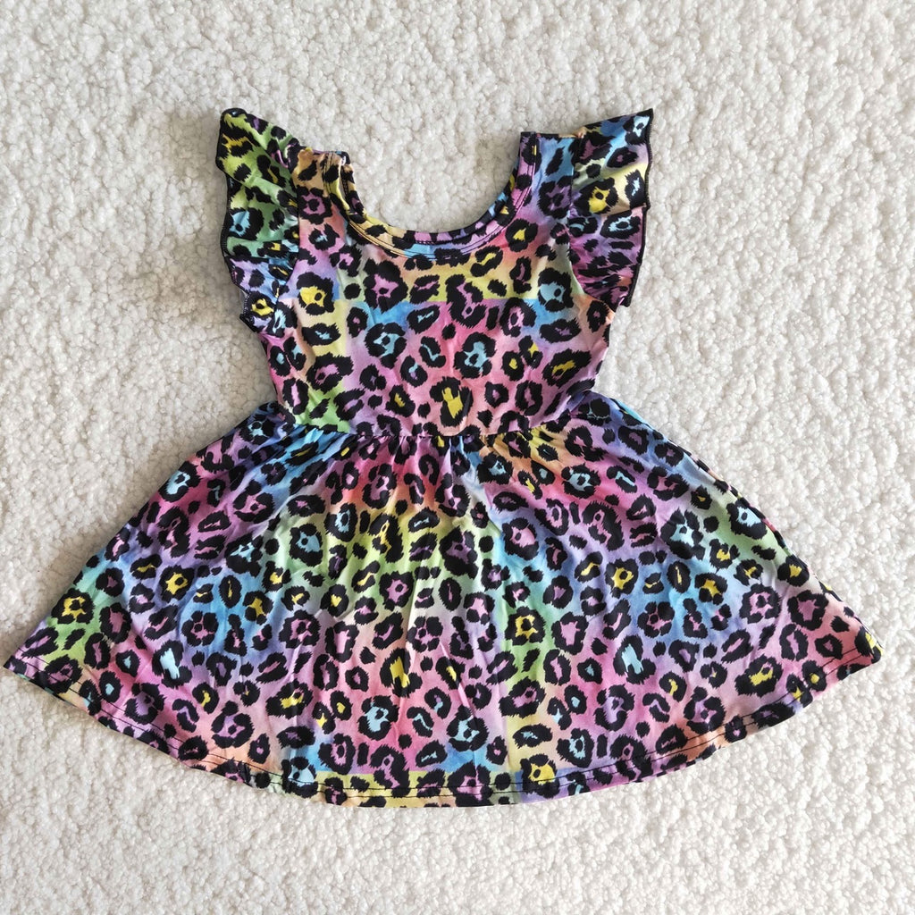 Colorful Leopard Dress