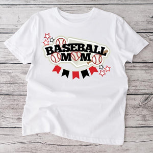 Baseball Mom Adult tshirt