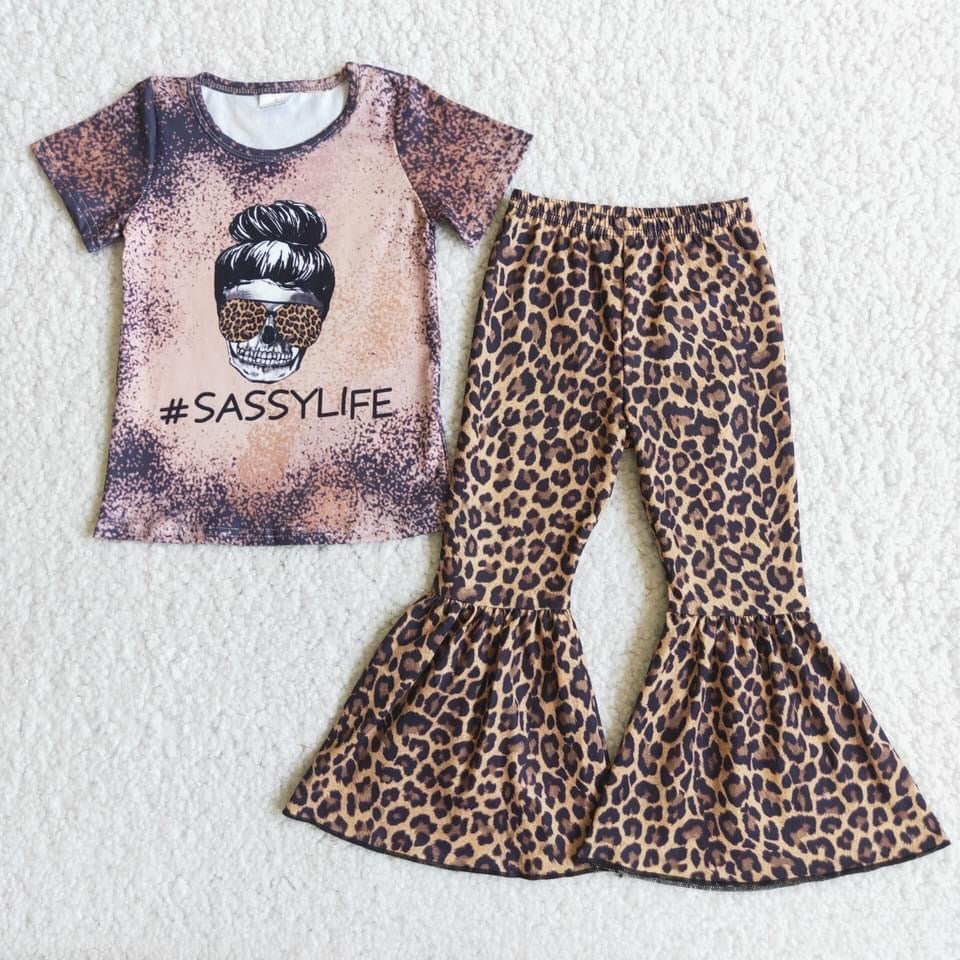 Sassy life 2  pant/ short sleeve