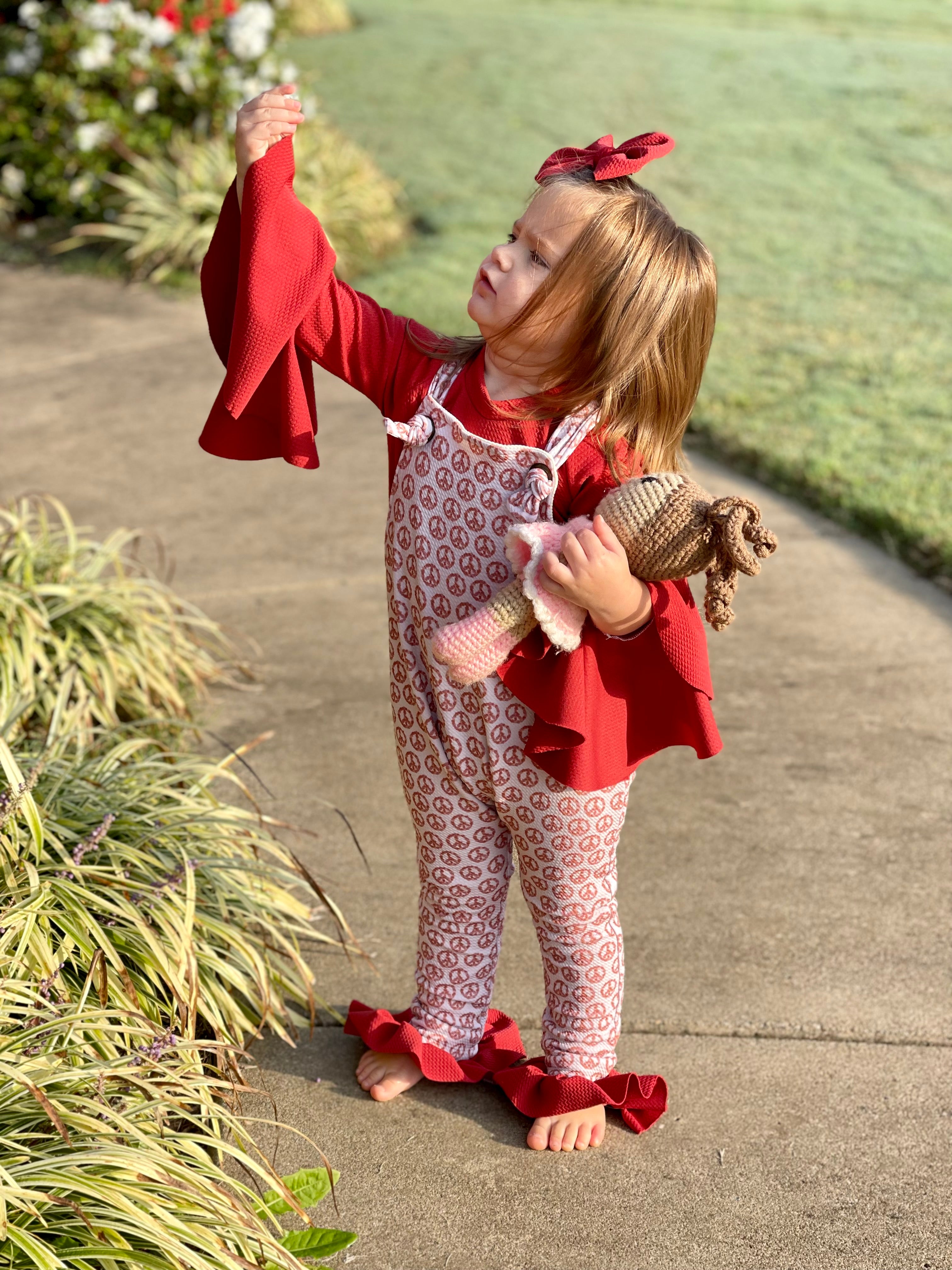 Burnt Red Layering top - Select your sleeve Handmade with love