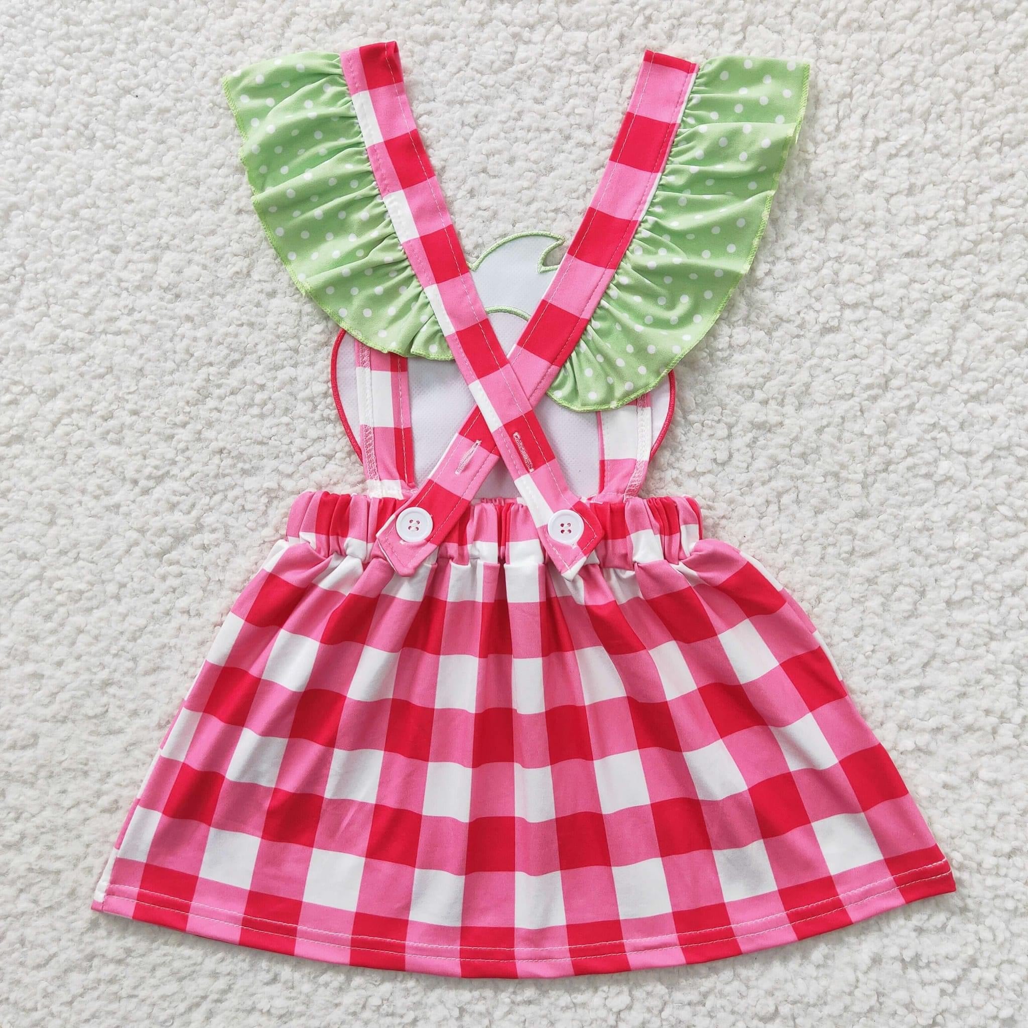 Gingham Strawberry Dress