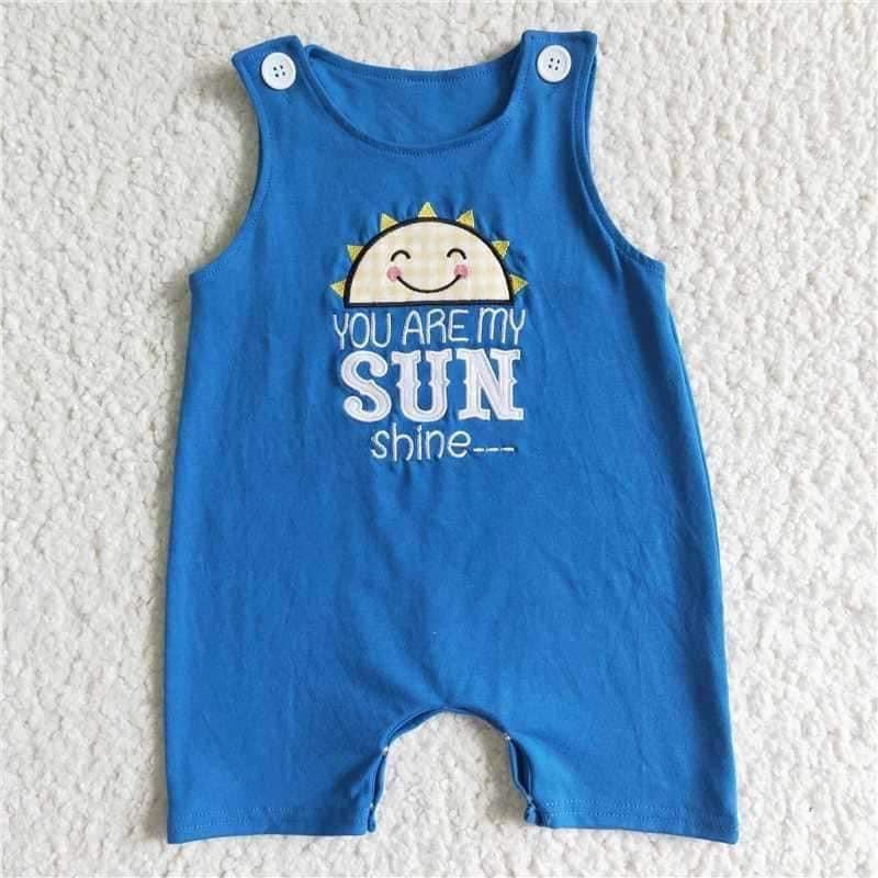 Blue sunshine romper