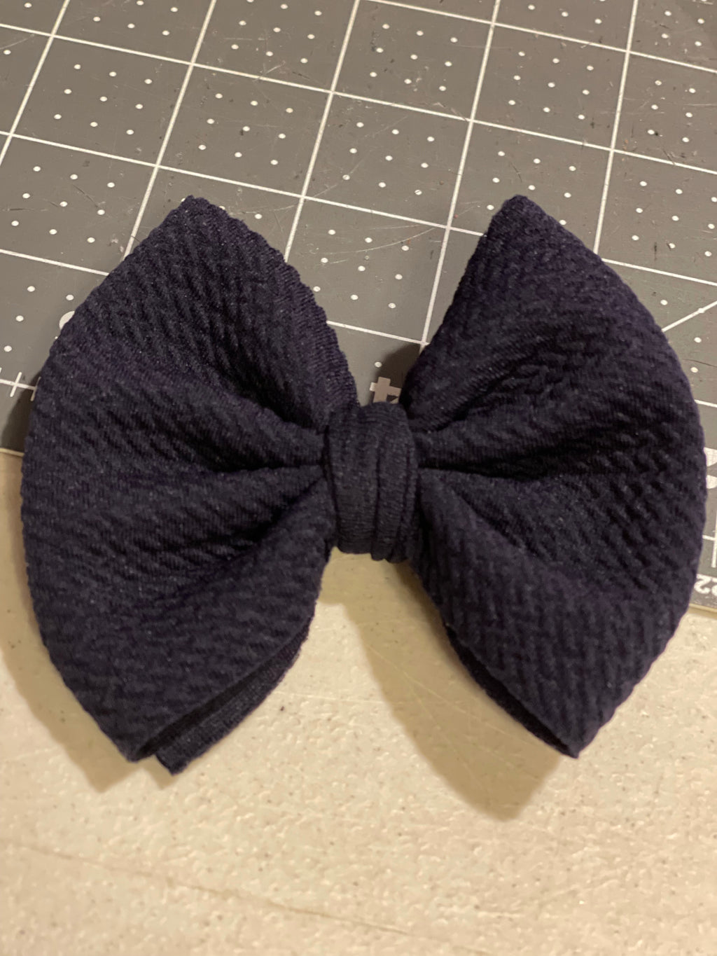 Navy solid Bows