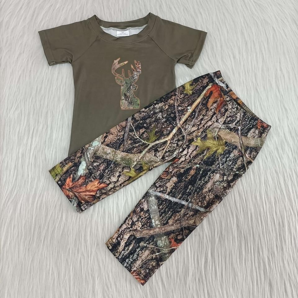 Camo hunting 2pc outfit- boy
