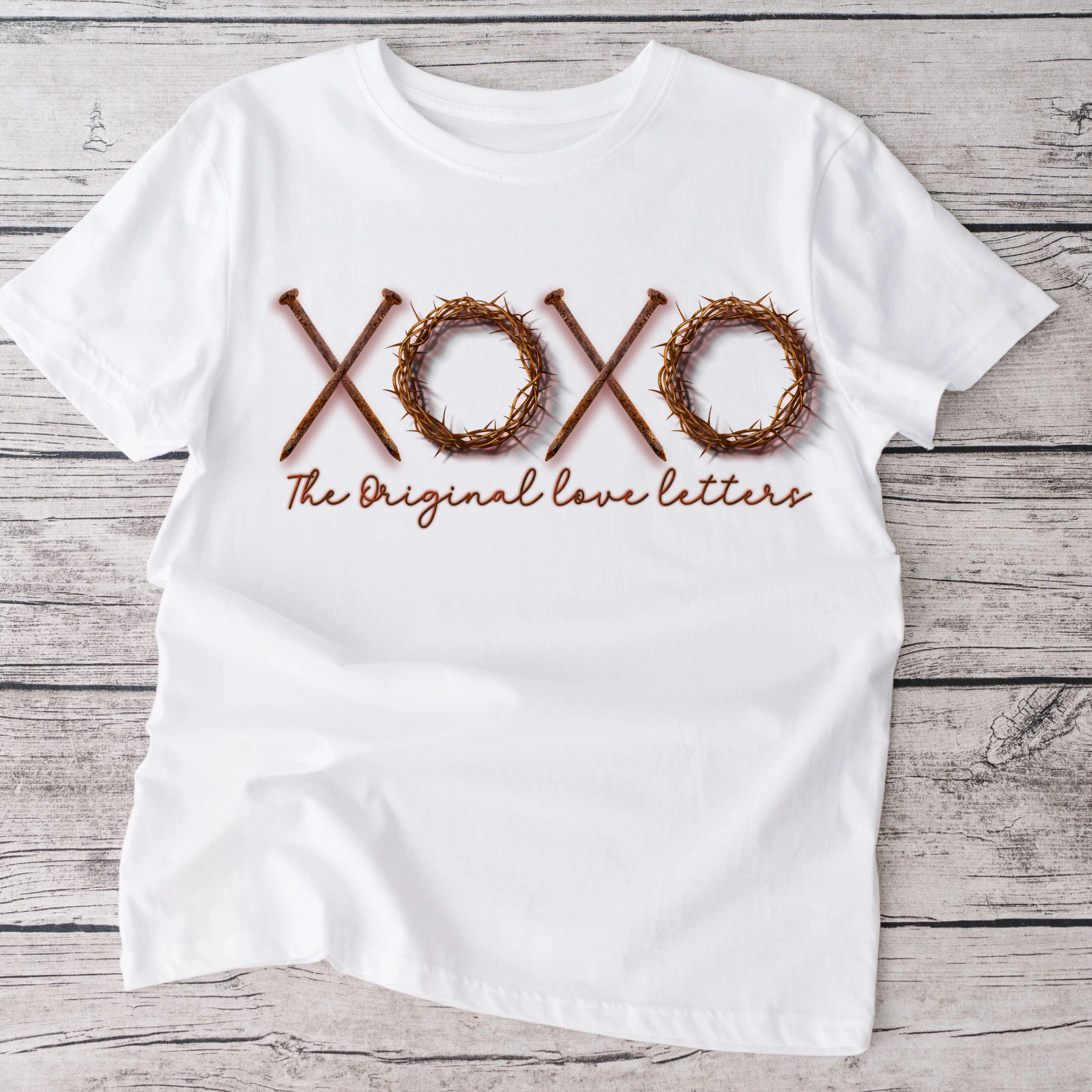 Xoxo Jesus love letters Adult tshirt