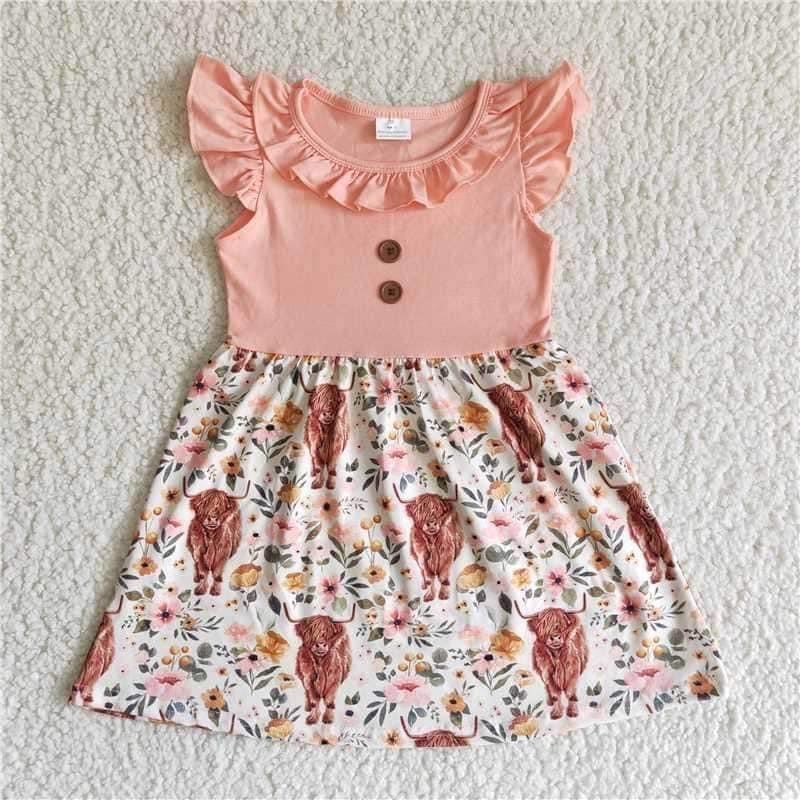 Pink highland twirl dress