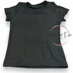 black Layering top - Select your sleeve Handmade with love