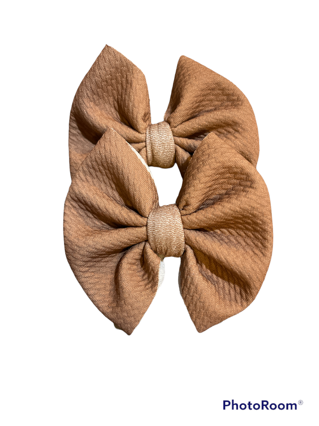 Muted brown solid  Bows
