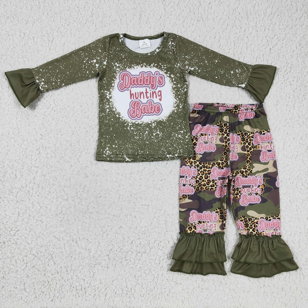 Daddy’s Hunting Babe 2pc long sleeve set