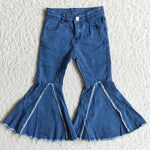 Distress seam Blue Jeans!- pants Only