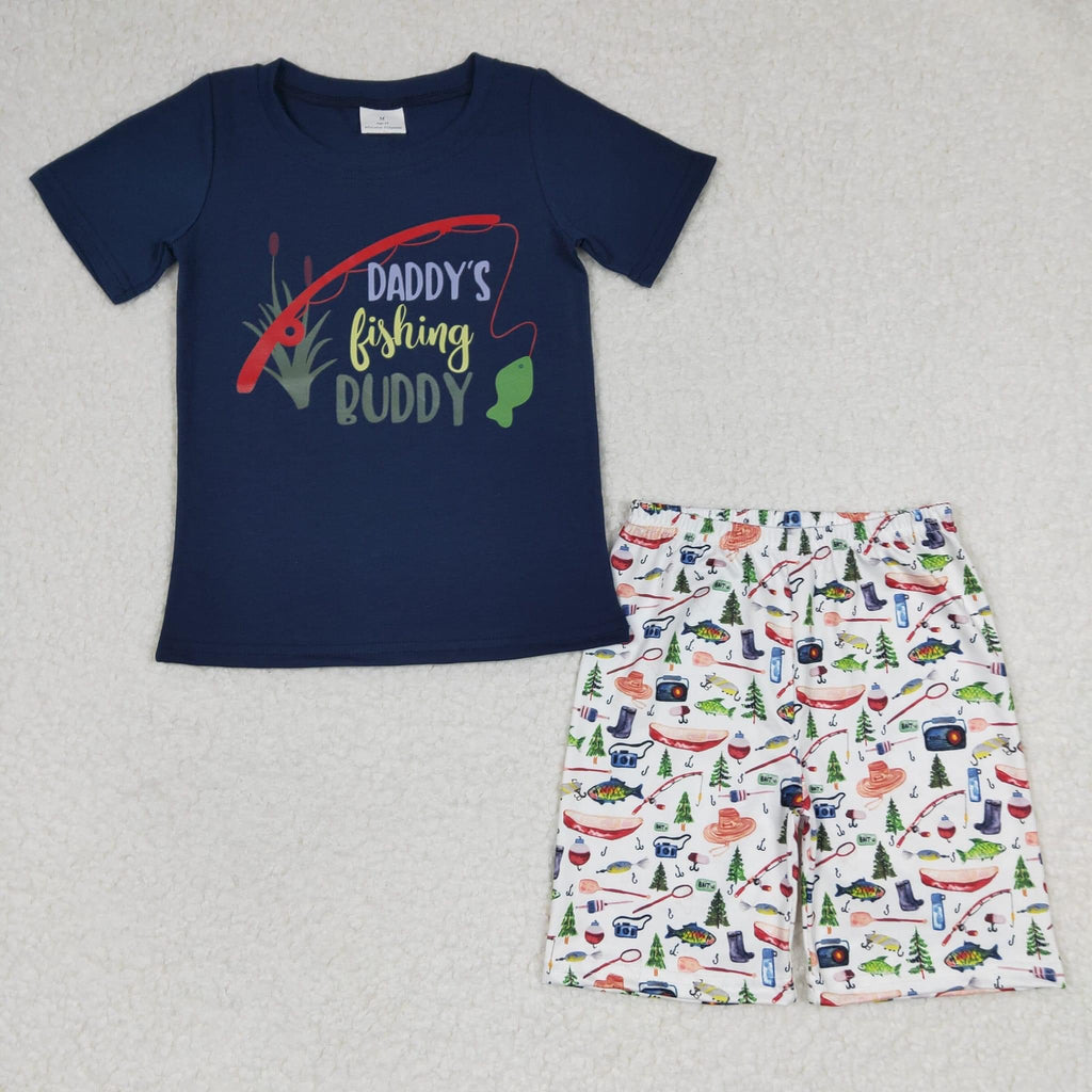 Fishing Buddy Boy Short Set