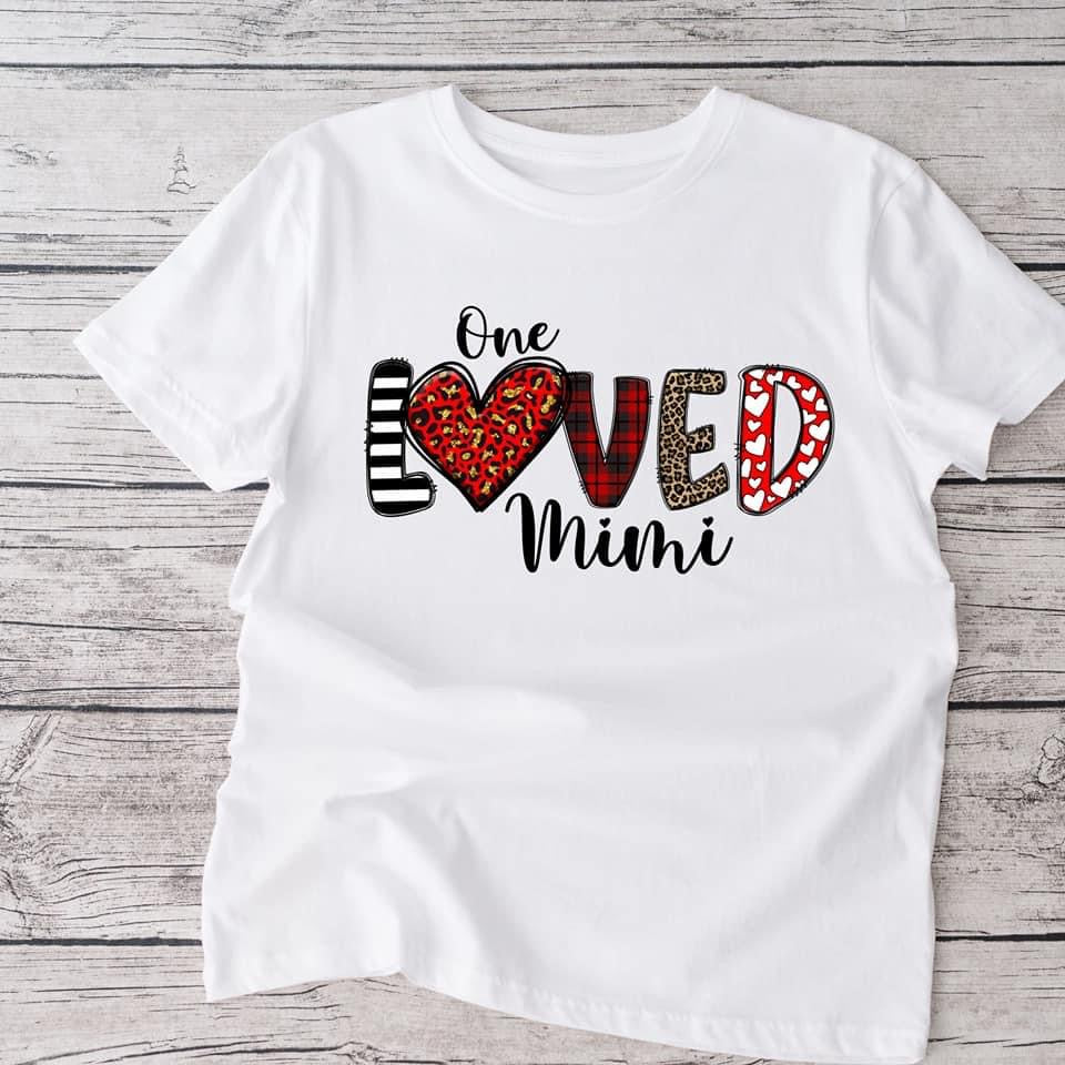 Loved Mimi grey short sleeve Adult tshirt