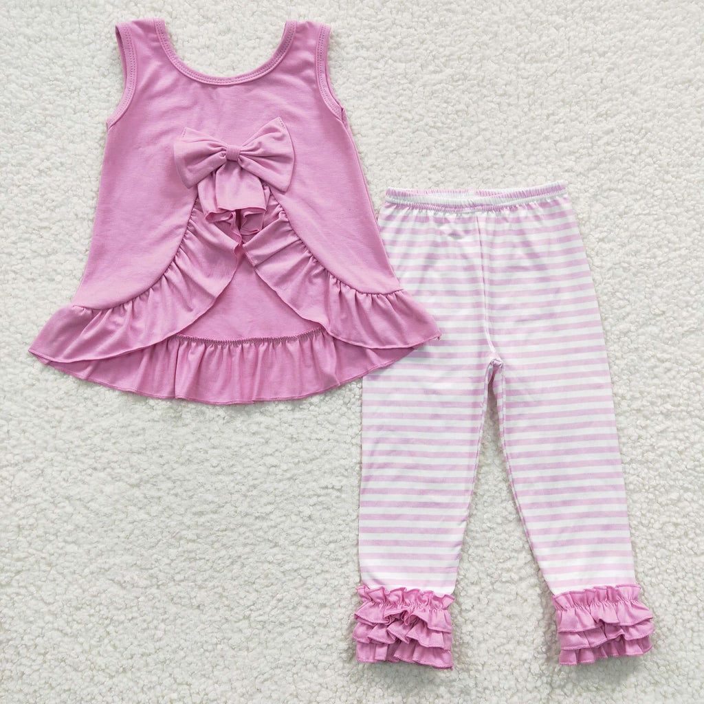Pink ruffle stripe pant set!!!  Amazing!!!