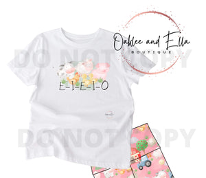 Eieio kids tshirt