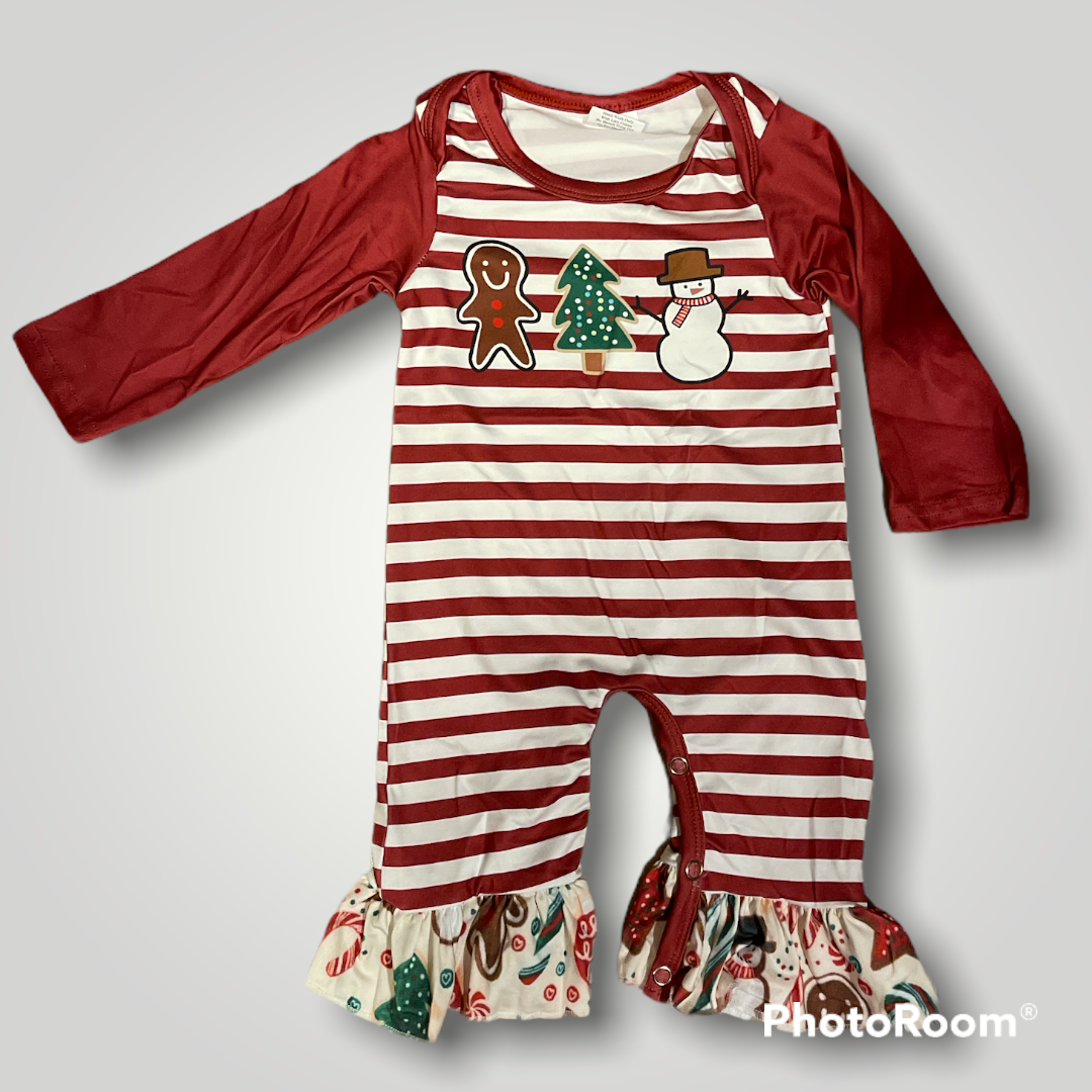 Snowman romper -RTS