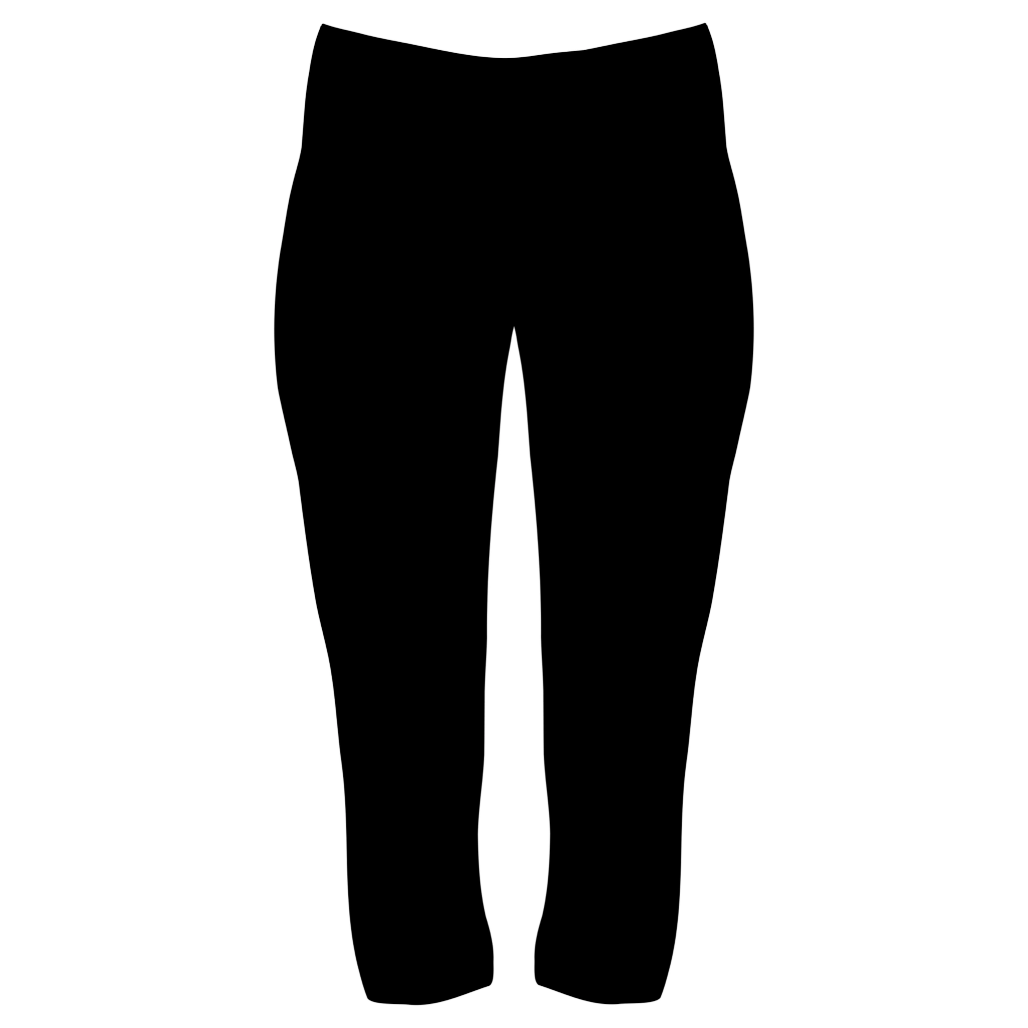 Solid black leggings pants - Handmade