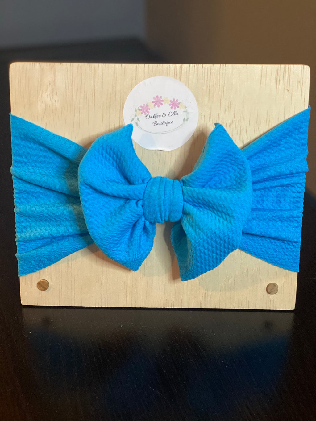 Aqua Blue Bows