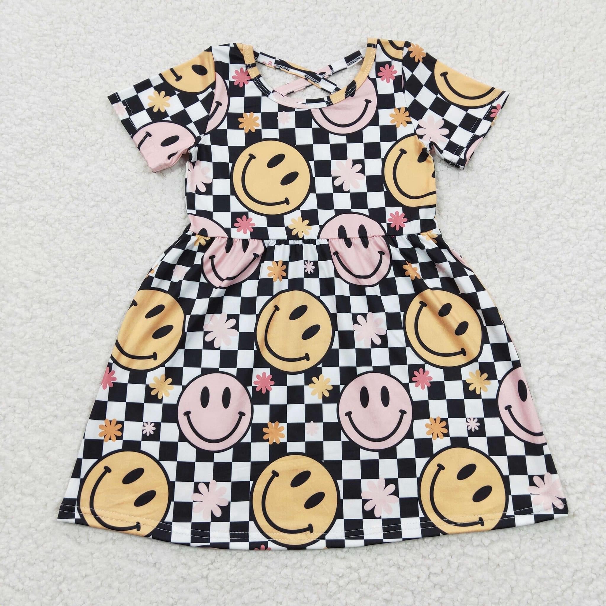 Checkered Smiles Dress