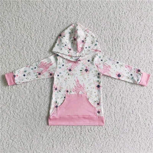 Magic castle pink princess hoodie