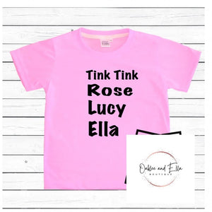 Nick name  pink tshirt