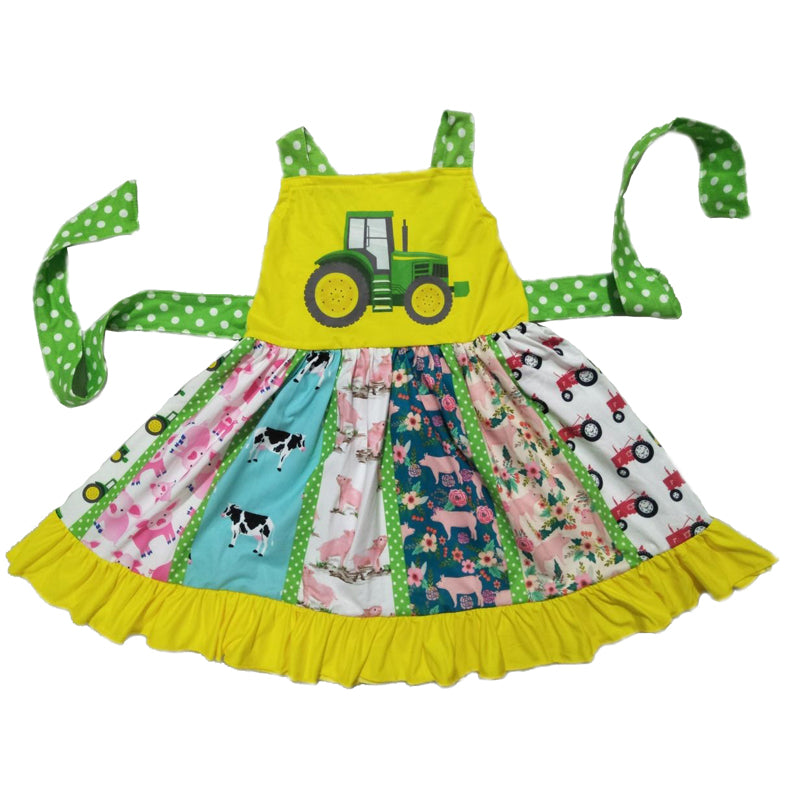 Sweet Tractor Girl Twirl