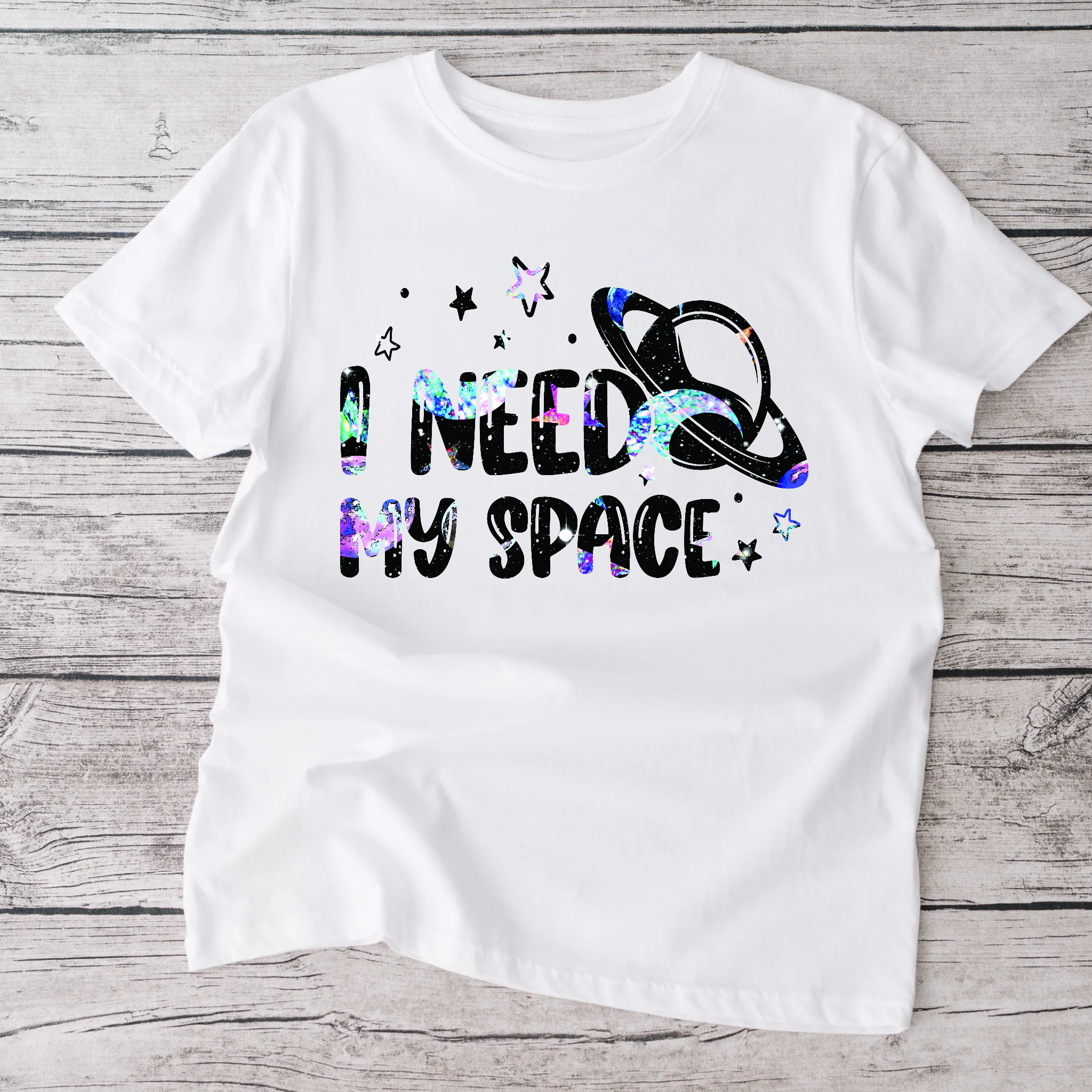 Need my space  kids  white  tshirt