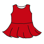 Red Peplum